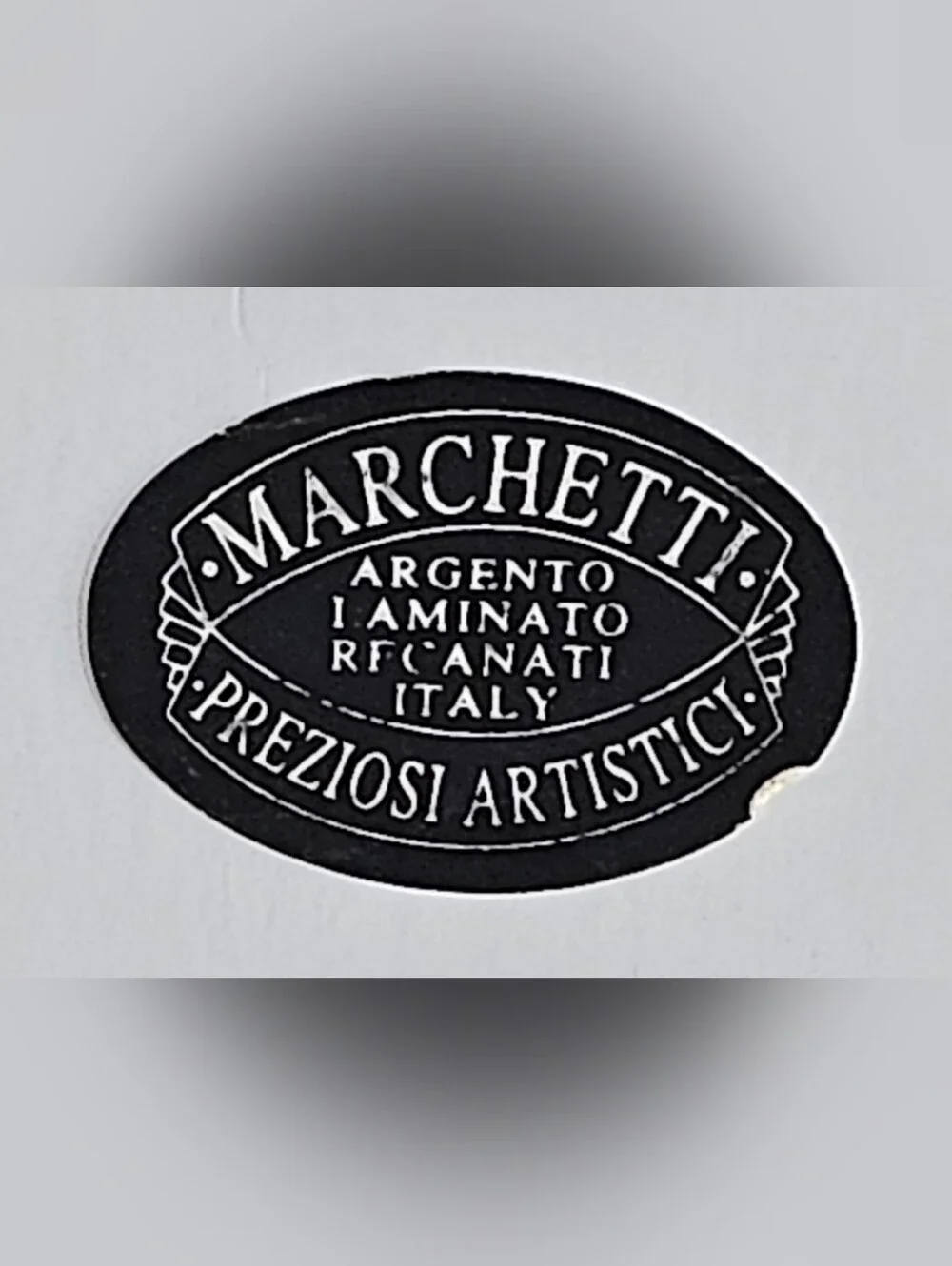 Vintage Marchetti Preziosi Artistici silver-plated Vespa scooter figurine Italy